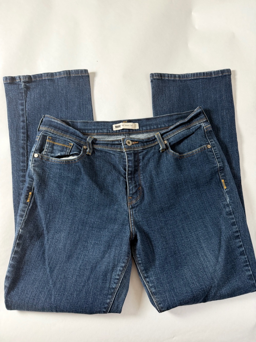 Levi's Women's Skinny Jeans in Dark Blue Denim